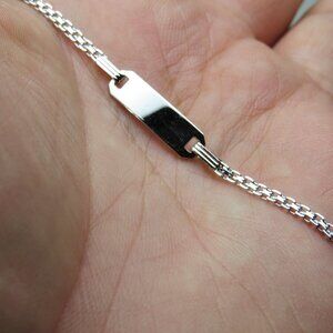 *925 Sterling Silver Baby Bracelet Bismark